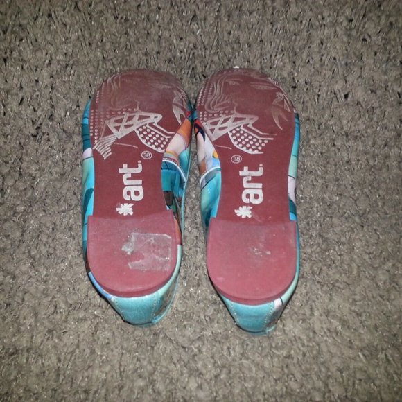 THE ART COMPANY-Patent Leather Ballet Flats-Multicolor-Size 38-Excellent - Picture 6 of 6